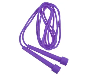 Lifefit Švihadlo SPEED ROPE 280 cm fialové / PVC lano / plastové rukoväte / nastaviteľná dĺžka