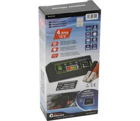 Compass Nabíjačka autobatérií 4A 12V / Nabíjačka autobatérií / Mikroprocesorom riadená / Pb/Gel/AGM/LiFePO4