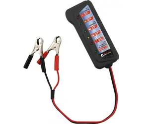 Compass Tester autobatérie a alternátora 12V / Tester autobatérie / 3 meracie funkcie / svorkové pripojenie
