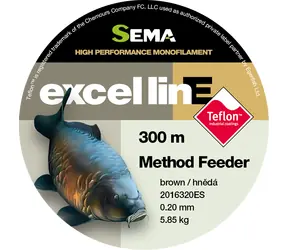 Sema Method Feeder Teflon hnedá