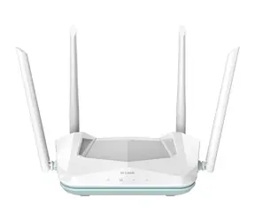 D-Link R15 biela (R15/E) / Router / Wi-Fi 6 (802.11ax) / AX1500 / 3x RJ-45 Gigabit / 4 antény