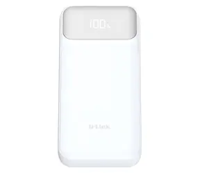 D-Link DPP-201 20000 mAh biela / Power Bank / USB-C + USB-A / 65W PD3.0, QC3.0 / LED displej