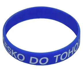 Sportteam Náramok silikón ČR 5 / Fandovský doplnok / Česká republika
