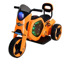 RACCEWAY® Detská elektrická trojkolka oranžová / Trojkolka / 6V 25W / nosnosť 25 kg / od 3 rokov