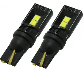 Compass LED žiarovka T10 4LED 3030 biela / 12V / 3W / 300lm / 6000K / CAN-BUS / 2ks