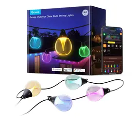 Govee H7025 Outdoor String Lights 15m / LED osvetlenie / vonkajšie / IP67 / RGBICW / BT / Wi-Fi
