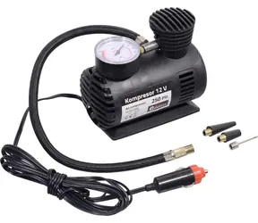 Compass KLASIK / Kompresor / 12V / 18 Bar (250 PSI) / merač tlaku / adaptér na autoventilek
