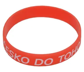 Sportteam Náramok silikón ČR 4 / Fandovský doplnok / Česká republika