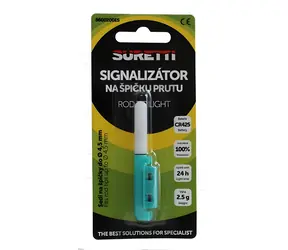 Suretti Signalizátor záberu s batériou na špičku prútu / Signalizátor záberu / na batériu