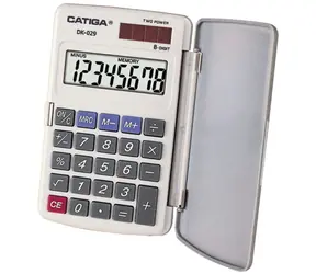 Catiga 029 / Kalkulačka vreckový / 8miestny displej / solárne a batérie
