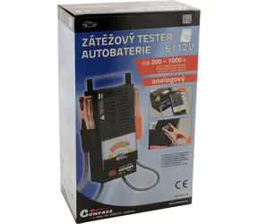 Compass Tester autobatérie záťažový analógový / Tester autobatérie / 100 A / 6/12 V / CCA 200-1000 A