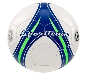Sportteam S2 modro-zelený / Futbalová lopta / veľ. 5 / PVC trojvrstvová