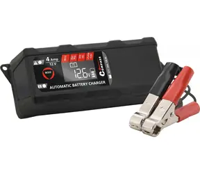 Compass Nabíjačka autobatérií mikroprocesorová 4A 12V LCD / Nabíjačka autobatérií / PB/GEL/AGM/LiFePO4 / IP65