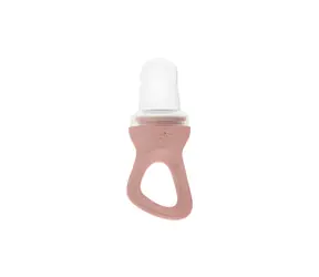 KikkaBoo Kŕmiace hryzátko Platinum Silicone Blush / Hryzátko / 100% silikón / Od 6 mesiacov