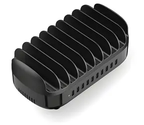 Orico DUK-10P-V1 čierna / Nabíjacia stanica / 10x USB-A