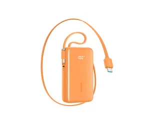 Joyroom JR-PR2L oranžová / Powerbanka / 10000mAh / 35W / 1x USB-C / 2 káble USB-C