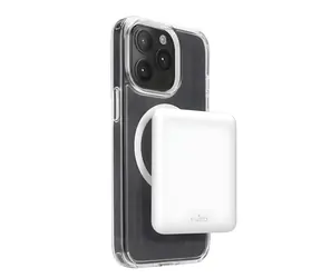 Puro Power Mag biela / Powerbanka / 5000 mAh / MagSafe / 10 W / USB-C