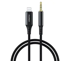 Choetech AUX009 čierna / Audio kábel / Lightning (M) - Jack 3,5 mm (M) / 2 m