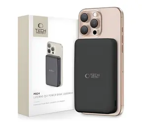 Tech-Protect LifeMag PB24 čierna / Powerbanka / MagSafe Qi2 / 10000 mAh / bezdrôtové nabíjanie