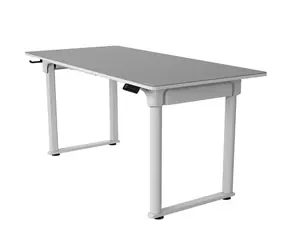 COUGAR E-Grav 160 biela / Herný stôl / Š: 160 cm / V: 73-118 cm / H: 75 cm / elektrické nastavenie výšky / karbónová doska