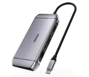 Choetech USB-C Hub 9v1 / USB hub / 3x USB 3.2 Gen 1 / HDMI 4K 30Hz / VGA Full HD 60Hz / čítačka SD / TF kariet