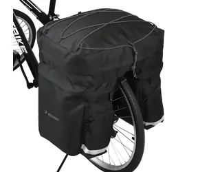Wozinsky WBB13BK čierna / Taška na nosič kolesa / 60 l / pláštenka