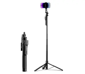 Orico SPM215 čierna / Selfie tyč so statívom / Bluetooth 5.2 / 360° rotácie / 1/4"