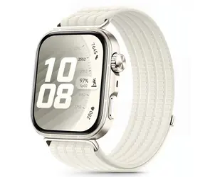 Tech-Protect Nylon Strap biela / Remienok / Huawei Watch Fit 3/4/4 Pro/5/5 Pro / nylonový