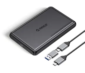 Orico DDL25-C3 čierna / Box pre 2,5" HDD/SSD / USB-C / 5 Gb/s