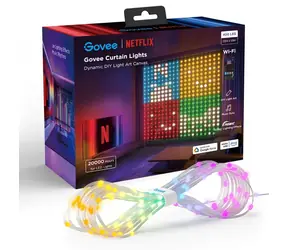 Govee H70BC Curtain Light 1,5x1,5 m / LED svetelná opona / RGBIC / 400 LED / BT / Wi-Fi
