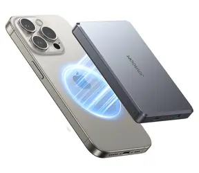 Joyroom JR-PBM08 Pre sivá / Powerbanka / 10000mAh / 22.5W / 2x USB-C + bezdrôtové nabíjanie