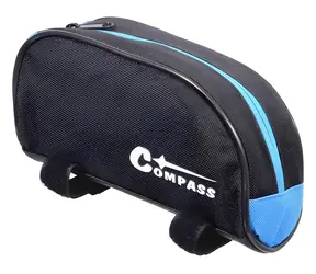 Compass Taška na prednej vidlici čierno-modrá / Taška na bicykel / 1 l / 18 × 9 × 7 cm