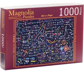MAGNOLIA Puzzle Matematika / 1000 dielikov / 68 x 48 cm