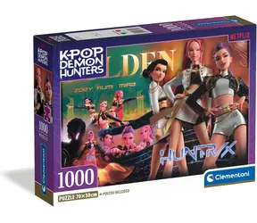 Clementoni Puzzle K-Pop: Lovkyňa démonov: Huntrix / 1000 dielikov / 70 x 50 cm