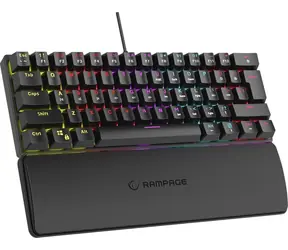Rampage Plower K60 / Herná klávesnica / mechanická / RMP Blue Switch