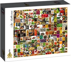 GRAFIKA Puzzle Koláž: Kuchyňa vo farbách / 1500 dielikov / 85 x 61 cm