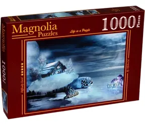MAGNOLIA Puzzle Dom a korytnačka / 1000 dielikov / 68 x 48 cm