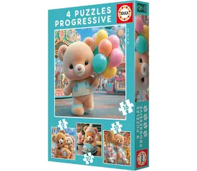 Educa Puzzle Medvedík 4v1