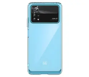 Hurtel Outer Space Case pre Xiaomi Poco X4 Pro 5G modrá / Puzdro / Ohybný rámček