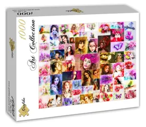 GRAFIKA Puzzle Koláž: Ženy / 1000 dielikov / 68,8 x 48,8 cm
