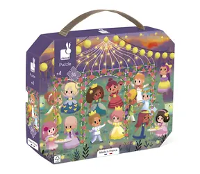 JANOD Puzzle v kufríku Princezné