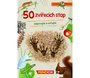 Mindok Expedícia príroda: 50 zvieracích stôp / Dĺžka hry: 15 minút / Počet hráčov: 1