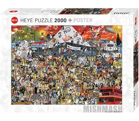 HEYE Puzzle História britskej hudby