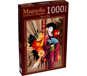 MAGNOLIA Puzzle Geisha (3501) / 1000 dielikov / 48 x 68 cm