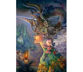 GRAFIKA Puzzle Moja Lady Unicorn / 1000 dielikov / 47,8 x 69 cm