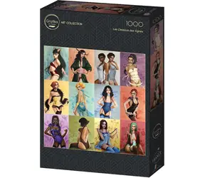 GRAFIKA Štvorcové puzzle Odhalené znamenia / 1000 dielikov / 63,5 x 63,5 cm