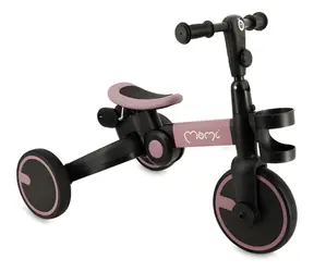 Momi Odrážadlo FILO 3v1 ružová / od 18 mesiacov / nosnosť do 25 kg / skladací / hliníkový rám