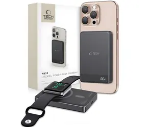 Tech-Protect LifeMag PB33 čierna / Powerbanka / MagSafe / 5000 mAh