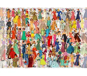 GRAFIKA Puzzle Módne spomienky / 1000 dielikov / 69 × 47,8 cm