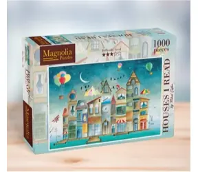MAGNOLIA Puzzle Domy, o ktorých som čítal / 1000 dielikov / 68 x 48 cm